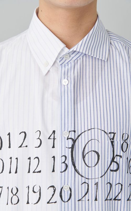 アシンメトリーロングスリーブシャツ