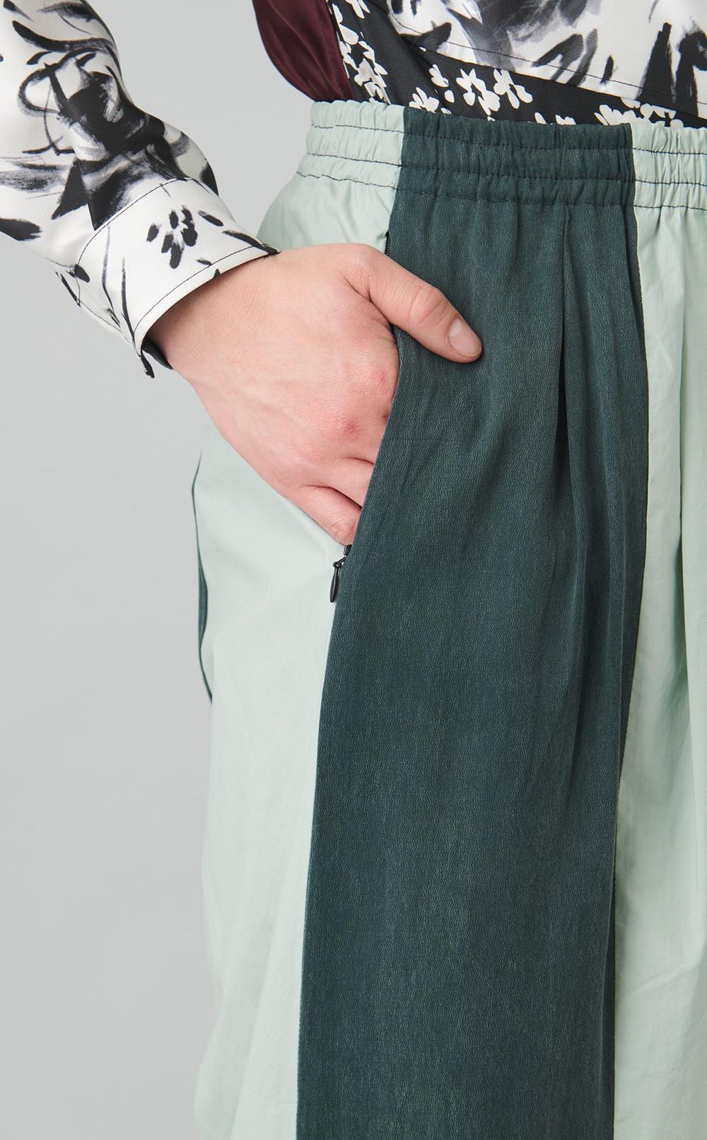 【reADdress】パッチワークイージーパンツ