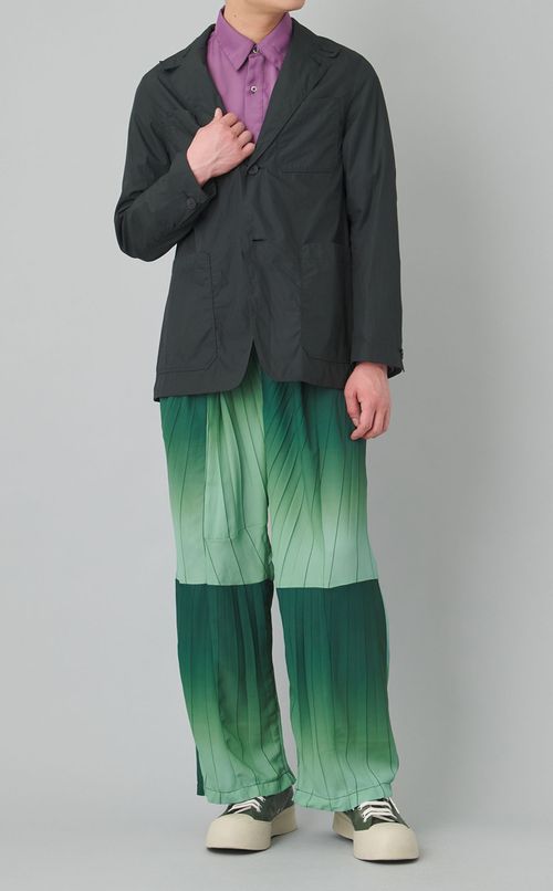 【reADdress】パッチワークロングスリーブシャツ