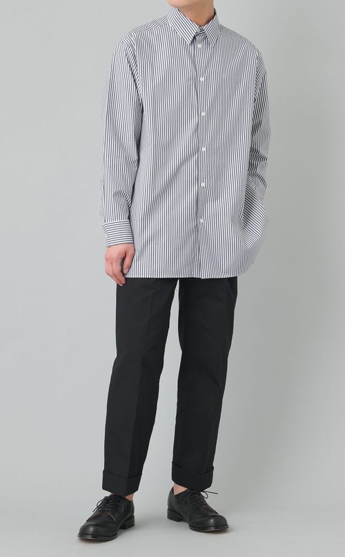 ストライプロングスリーブシャツ