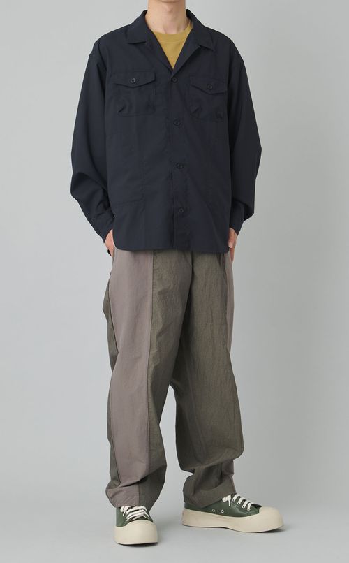 トロピカルウールアーミーシャツブルゾン