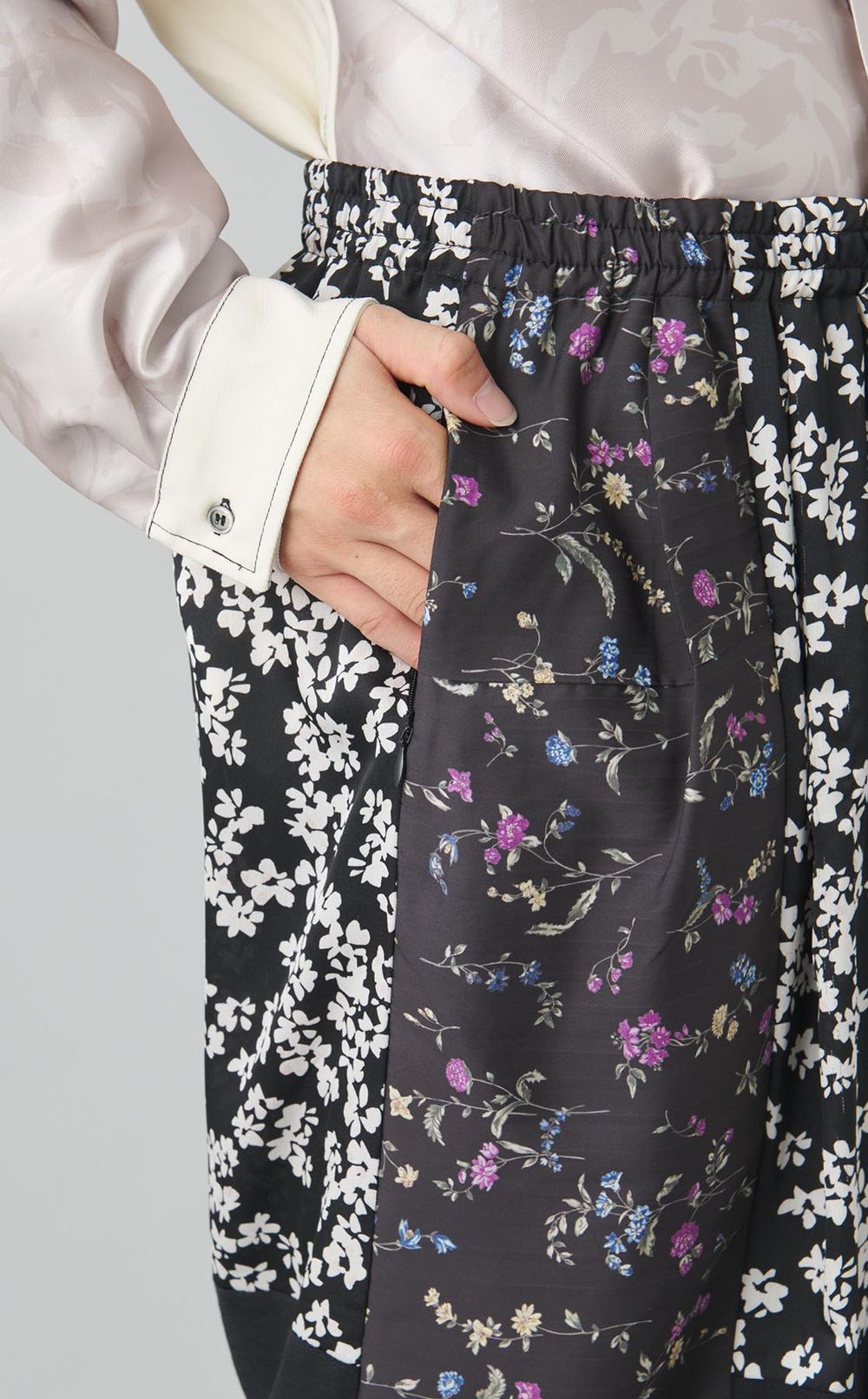 【reADdress】パッチワークイージーパンツ