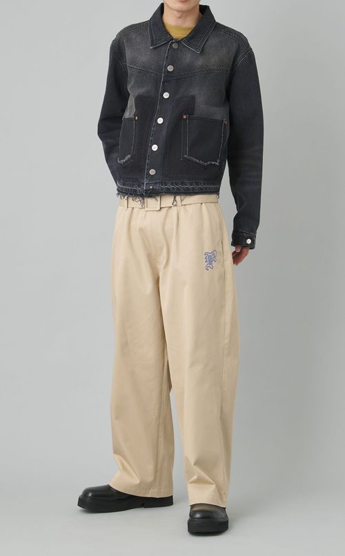 ベルテッドビッグハートパンツ