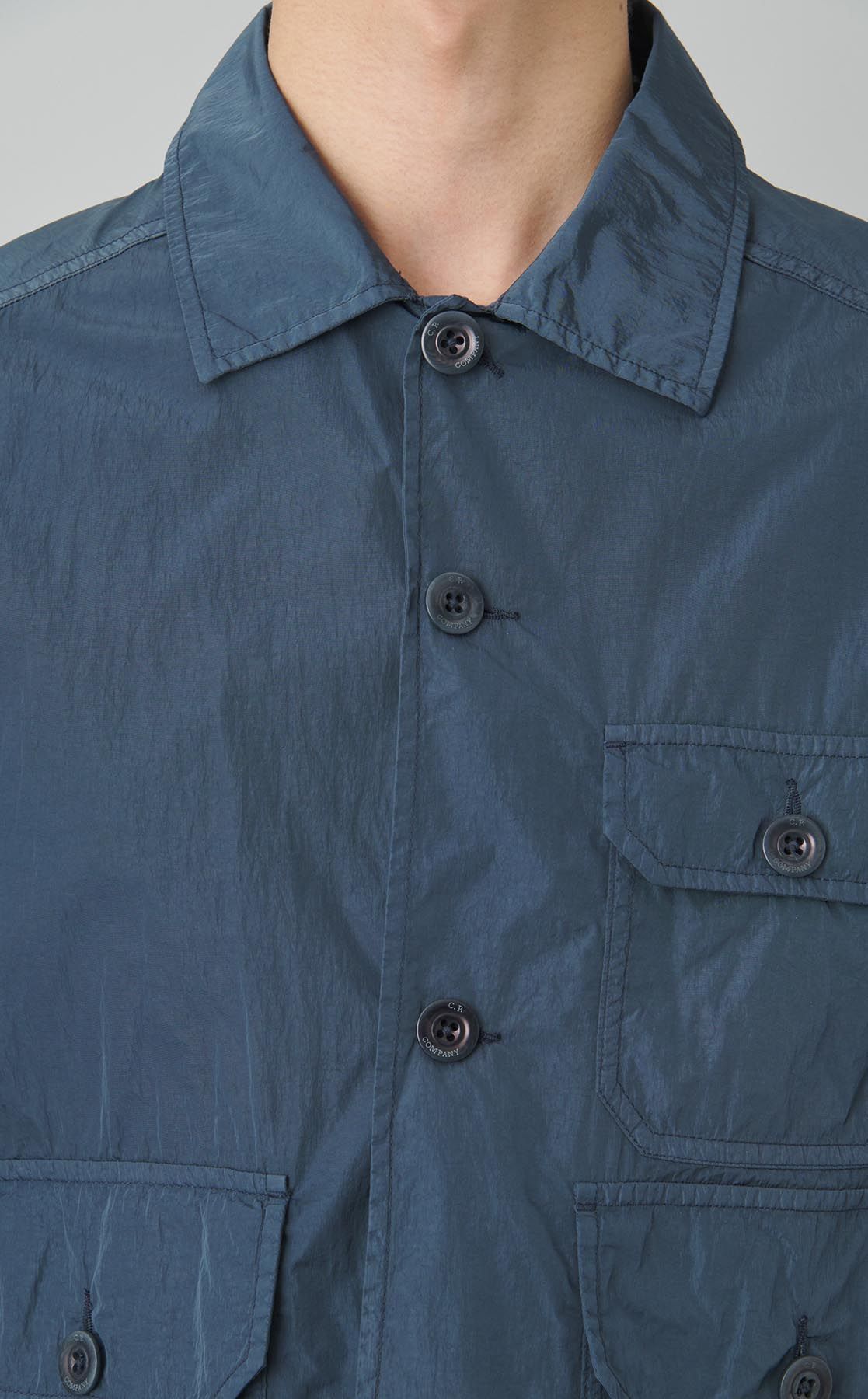 C.P. COMPANY ライトブルー長袖シャツ C.P. COMPANY ライトブルー長袖シャツ C.P. COMPANY ライトブルー長袖