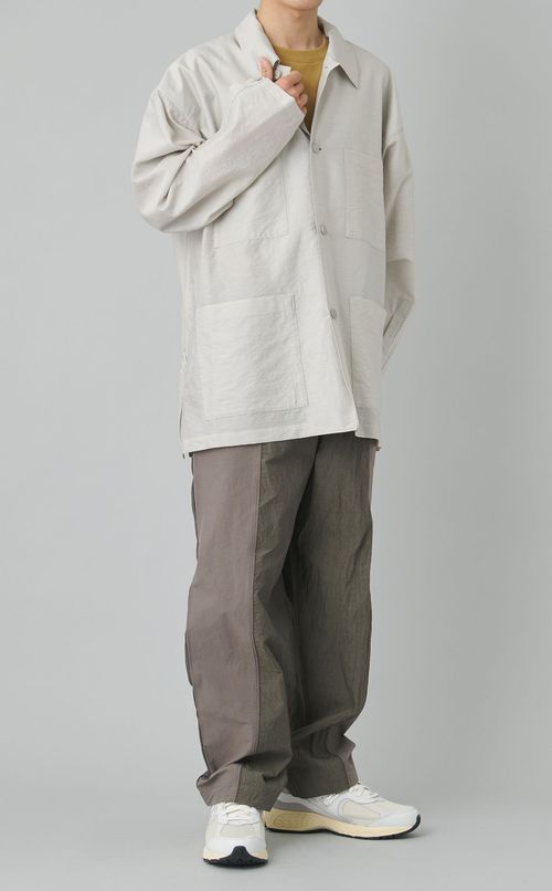 ナイロンバイカラーアーミーパンツ