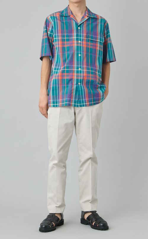 マドラスチェックショートスリーブシャツ