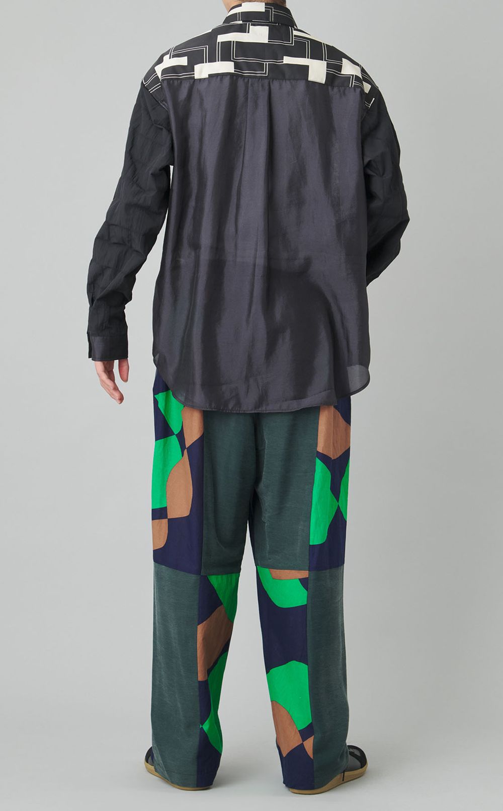 【reADdress】パッチワークイージーパンツ