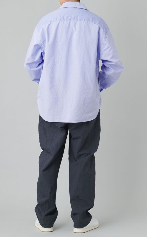 ガーメントダイアーミーシャツブルゾン