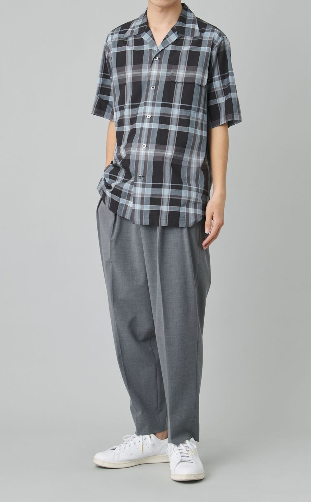 ストレッチ2タックトラウザー