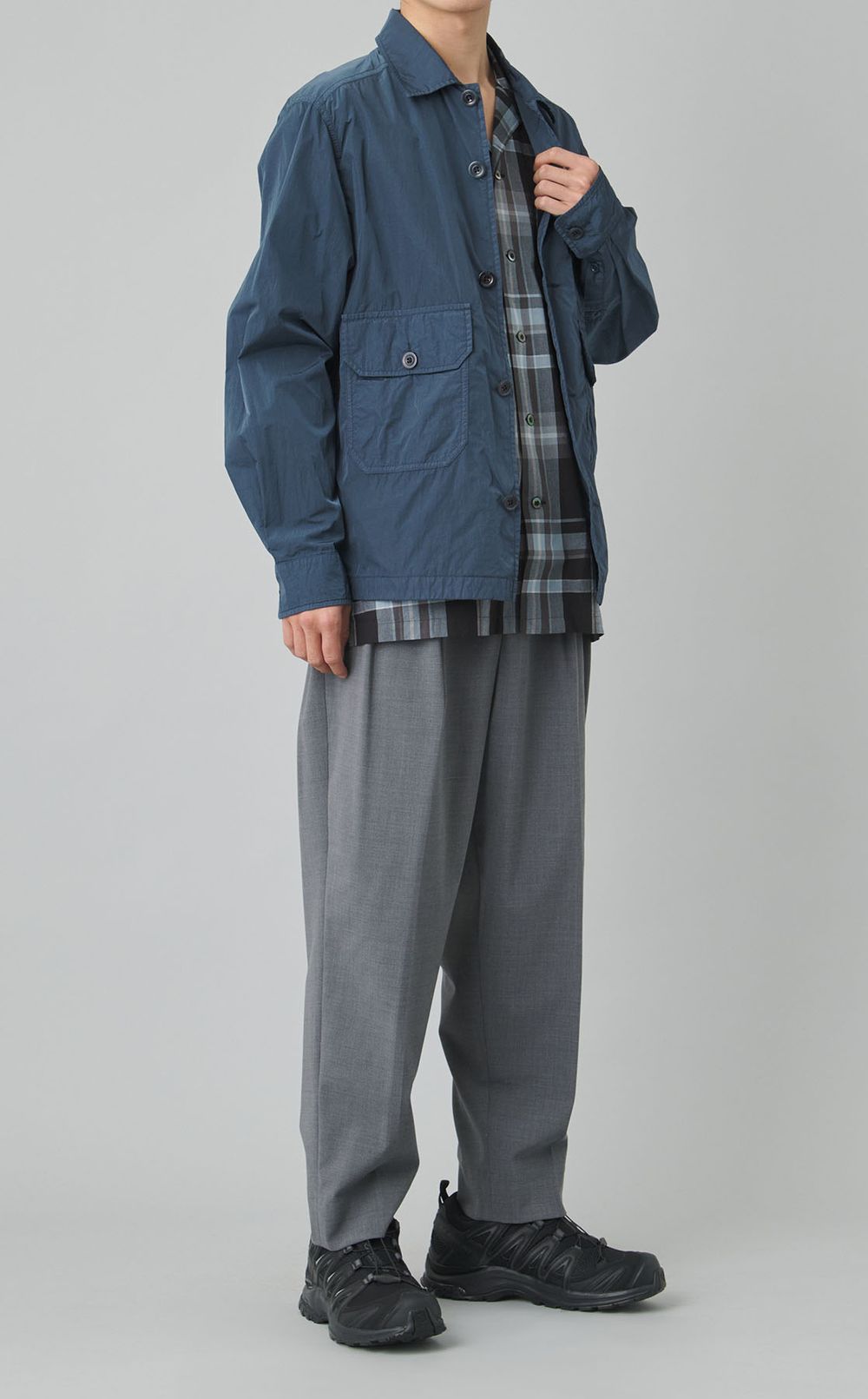 ストレッチ2タックトラウザー