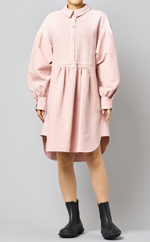 フロントヨークスモッグミニワンピース