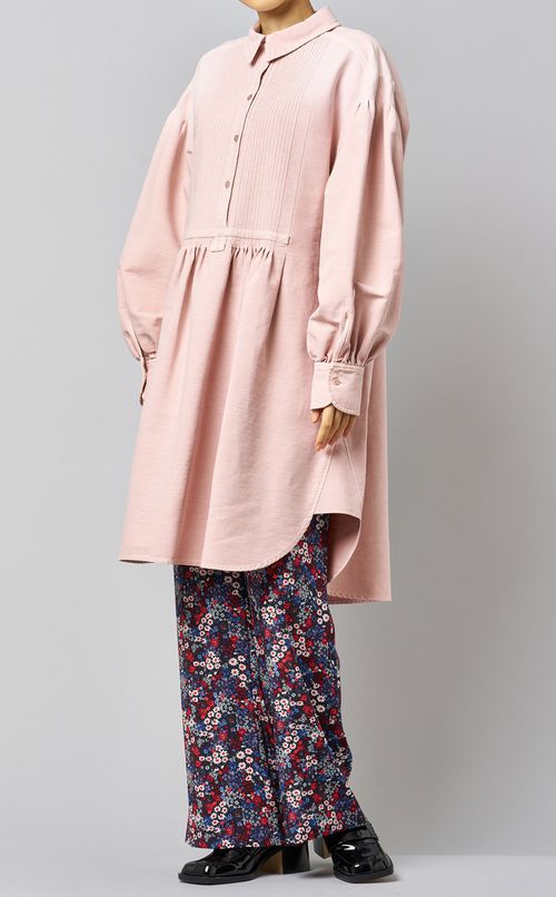 フロントヨークスモッグミニワンピース