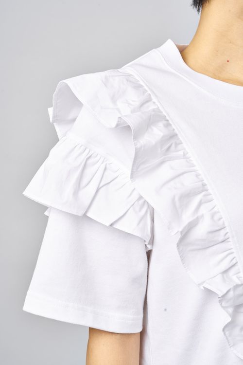 コットンフリルワンピース