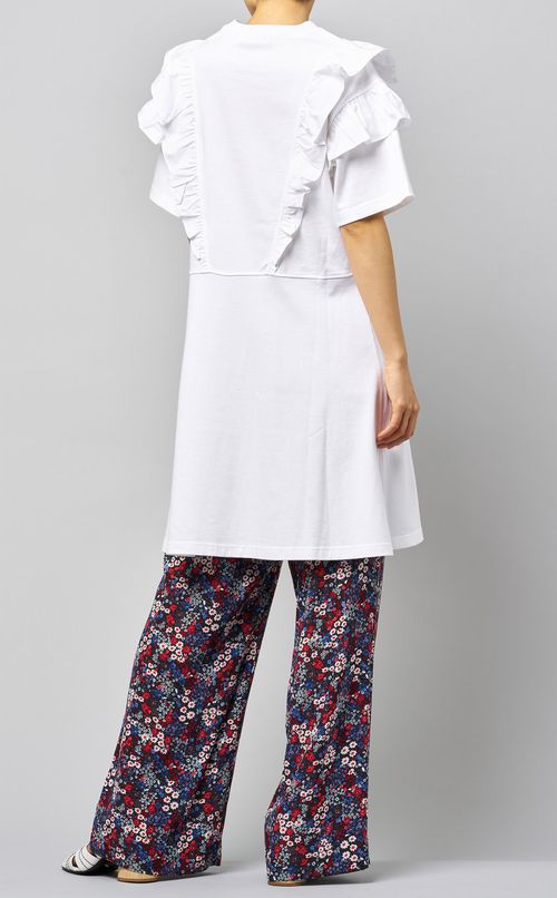 コットンフリルワンピース