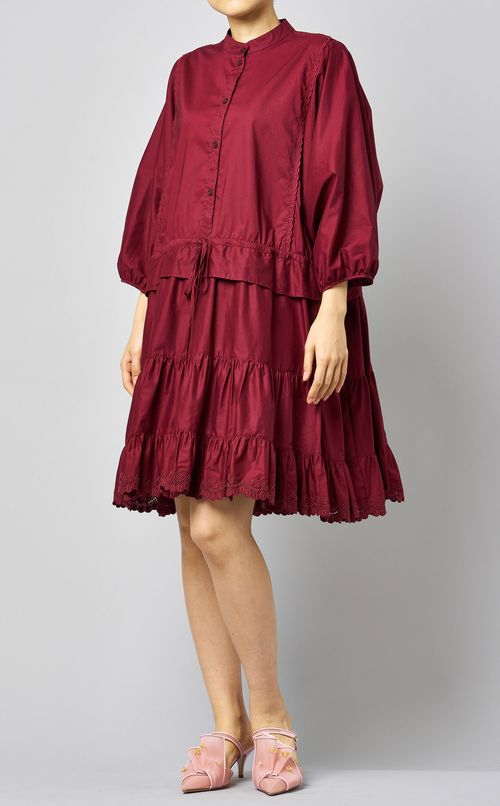 コットンギャザーワンピース