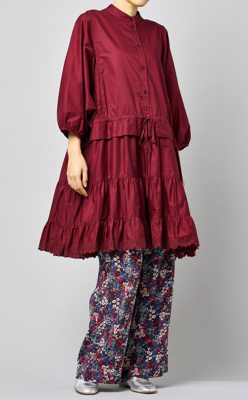 コットンギャザーワンピース