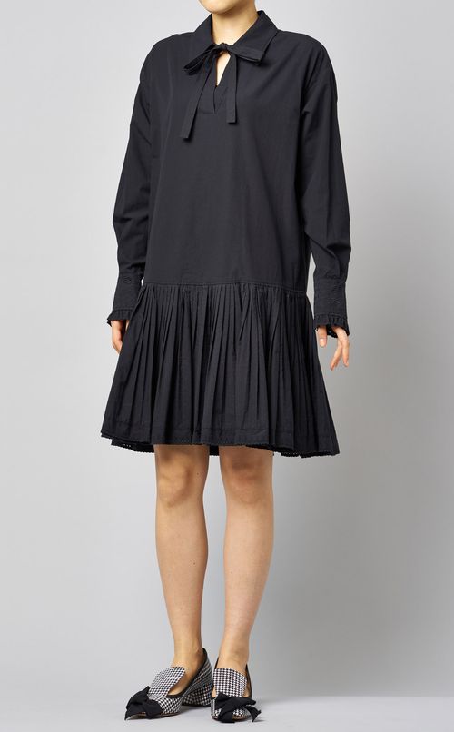 コットンプリーツワンピース