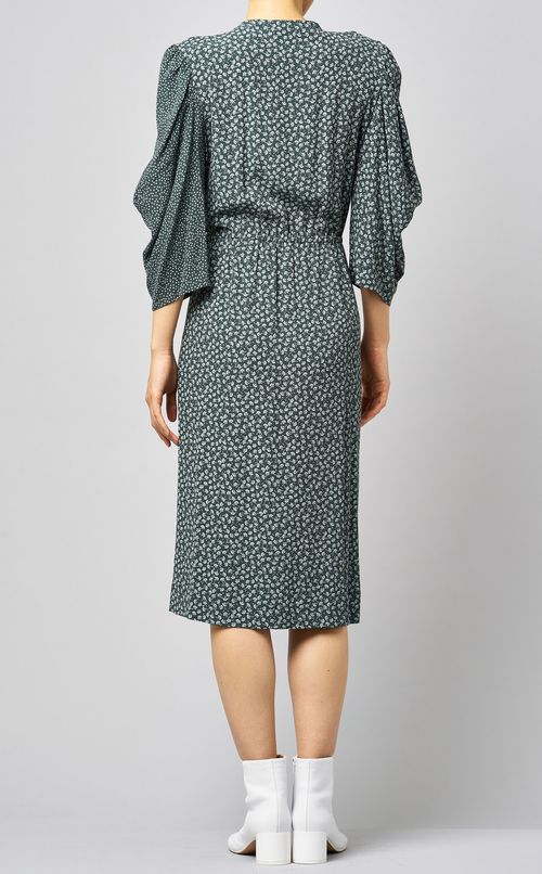 フラワードットカシュクールワンピース