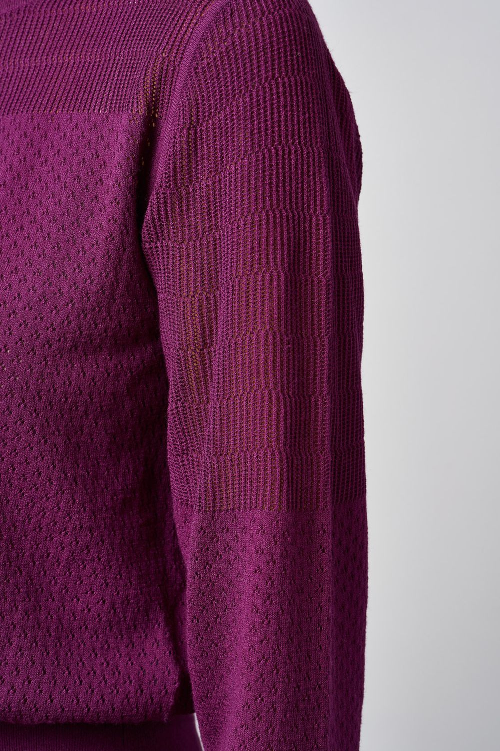 ボウタイニットプルオーバー