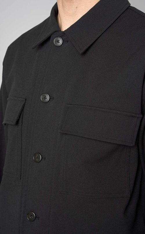 ツイルシャツブルゾン