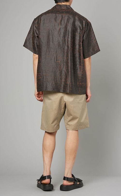 マッドダイオープンカラーシャツ