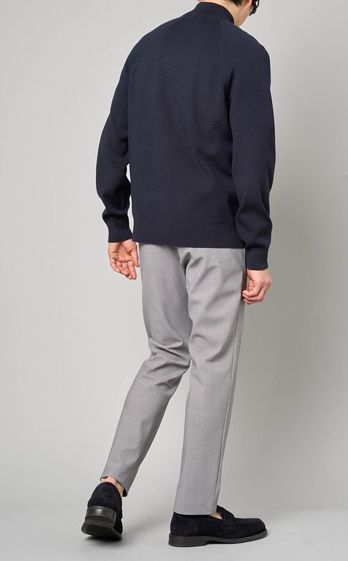 ニットフルジップカーディガン