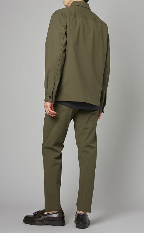 ツイルシャツブルゾン