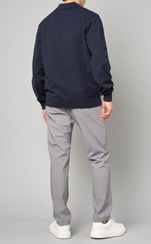 ラペルニットカーディガン