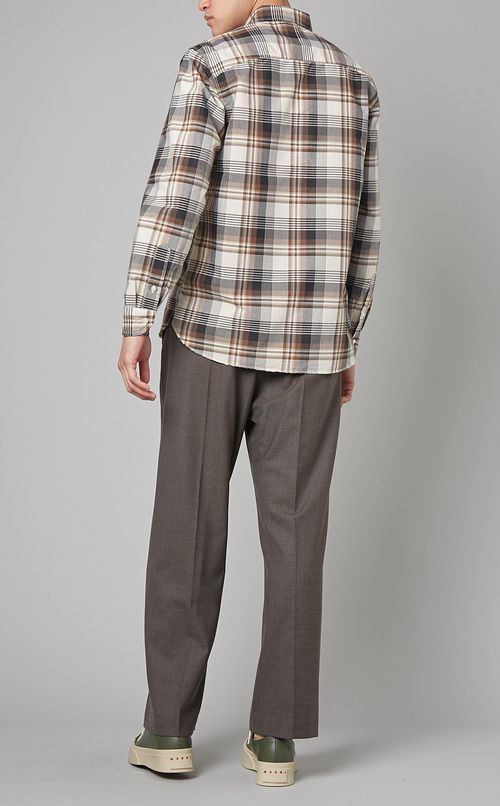 プレイドチェックシャツ