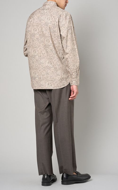 コットンペイズリーレギュラーシャツ