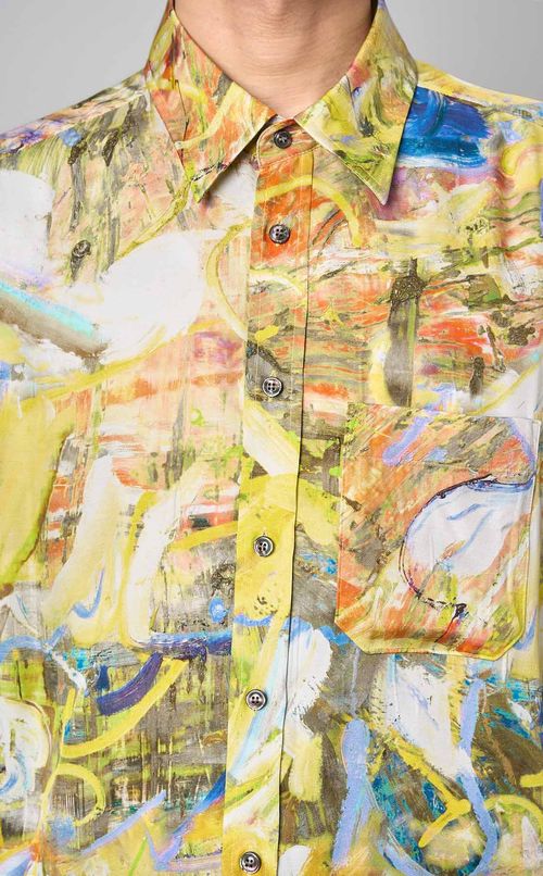 プリントレギュラーシャツ