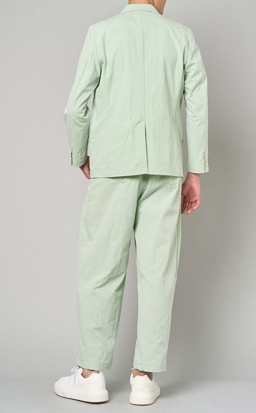 シャンブレー2ボタンジャケット