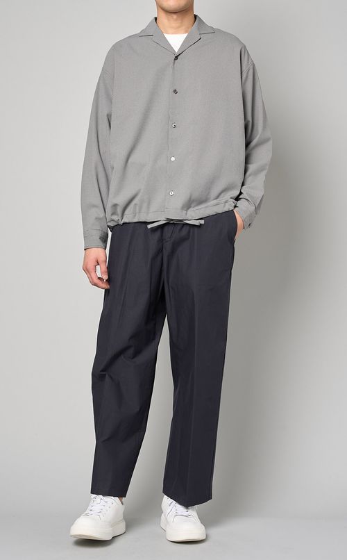 ハウンドトゥースシャツブルゾン