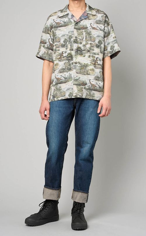 プリントハーフスリーブシャツ