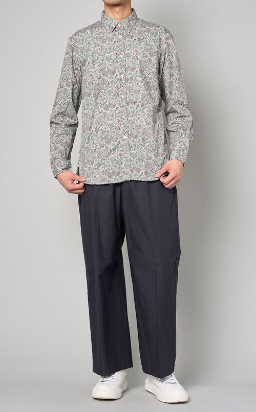 コットンペイズリーレギュラーシャツ