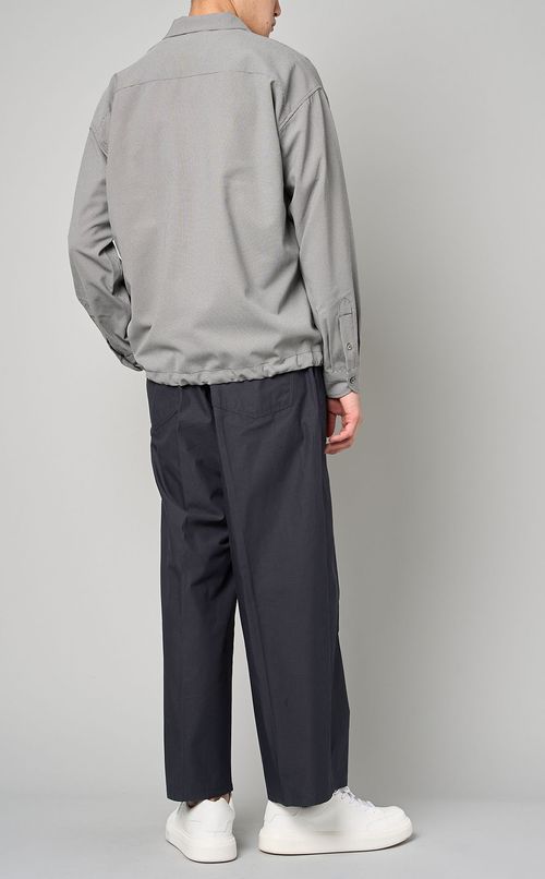 ハウンドトゥースシャツブルゾン