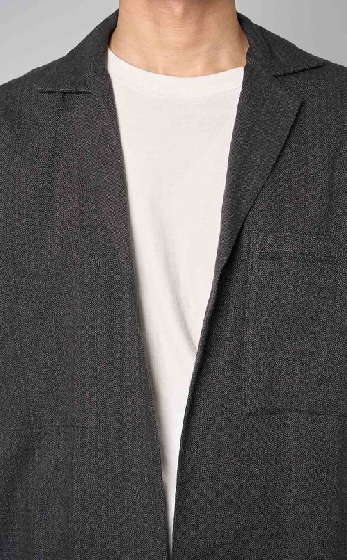 インディゴオーバーシャツジャケット