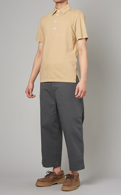 コットンジャージポロ