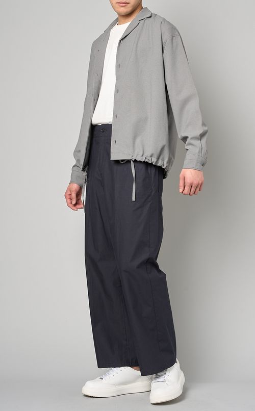 ハウンドトゥースシャツブルゾン