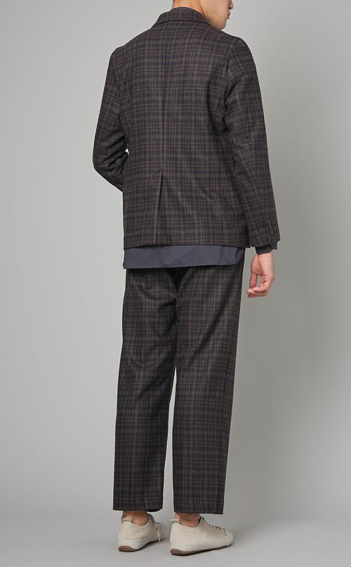 プレイドウールミルドジャケット