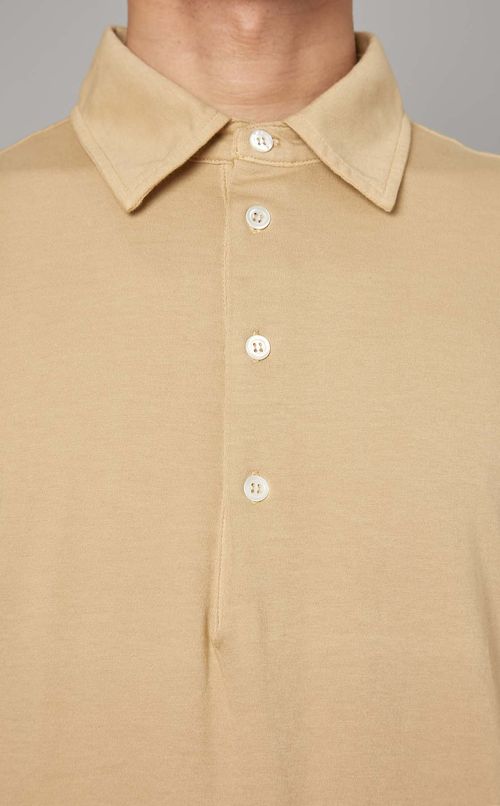 コットンジャージポロ