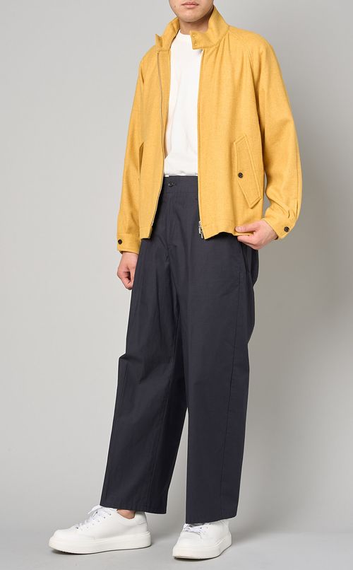 シャンブレーリップバギーパンツ