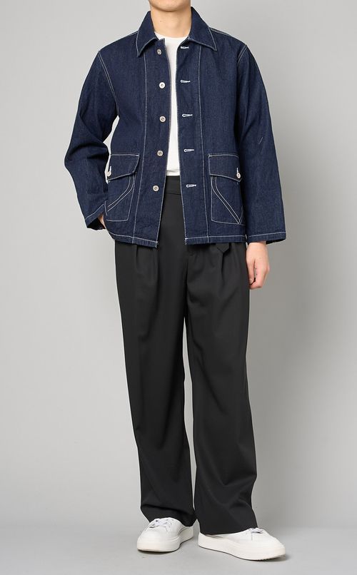 インバーテッドプリーツパンツ