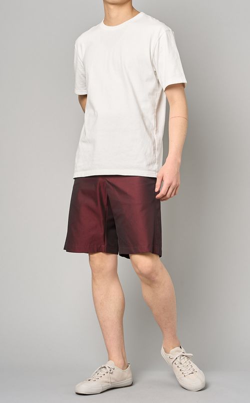 コットンギャバジンショートパンツ