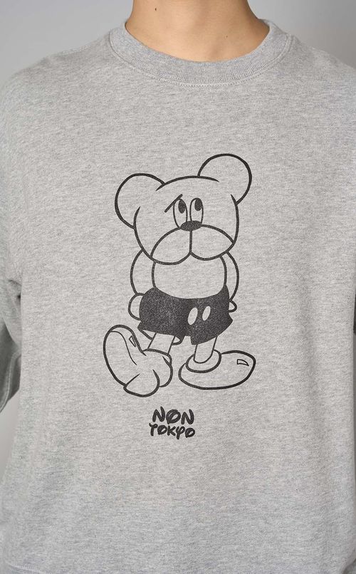 プリントスウェットプルオーバー