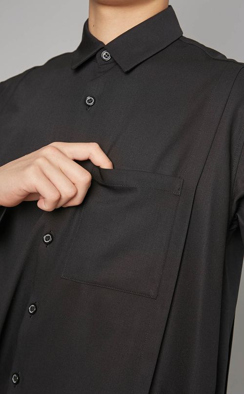 サマーウールタックシャツ