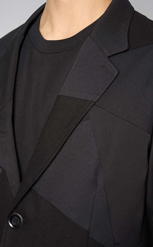 パネルパッチワークジャケット