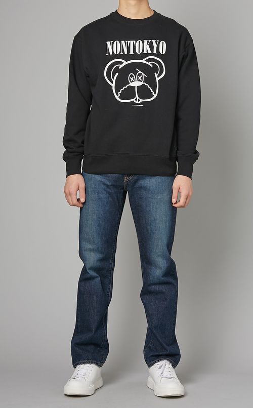 プリントスウェットプルオーバー