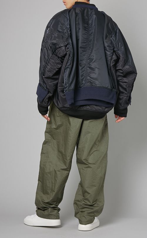 バックカバードMA-1ジャケット