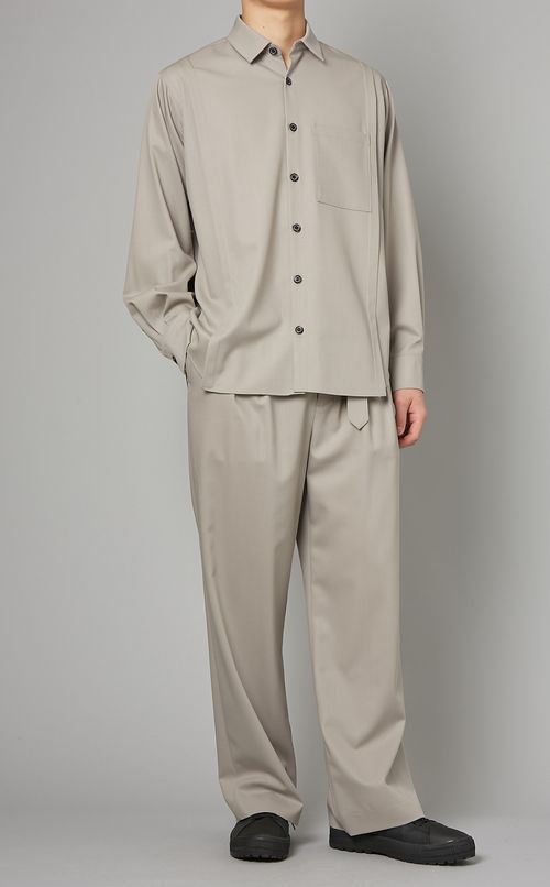 サマーウールタックシャツ